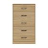 Ardent 5 Drawer Dresser, Euro Oak