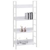 Shelf Cabinet White Engineered wood Medium Bookshelf