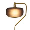 Astris Floor Lamp Black Sprayed and Gold 110-120V