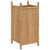 Planter Natural Bamboo Bamboo 15.7x15.7x31.5 in Decorative Inlays