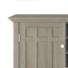 Bedford - Sideboard Buffet and Wine Rack - Distressed Grey