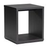 Westley End Table, Black Wood Finish