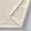Luxury Velvet Plush Blanket, Ivory, King