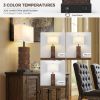 Farmhouse Table Lamps for Living Room Set of 2