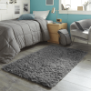 5ft x 8ft Rugs for Living Room,Grey Fluffy Carpet Large Fuzzy Plush Shag Comfy Soft, Non-Slip Indoor Floor Carpet,Room,Bedroom,Playroom