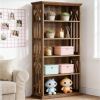 Modern bookshelf, display rack, storage rack, with storage space