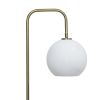 Tall Corner Floor Lamp, Standing Light for Living Room, Bedroom & Office Space Illumination, Solaris White Lampshade Floor Lamp 110V