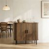 Buffet cabinet with storage space, coffee bar cabinet, sideboard, walnut wood