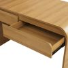 Juliet Rounded Arch Desk, Light Honey Finish