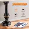 Upgraded Touch Lamps for Night Stands Set of 2 - Bedside Lamps with USB C+A, 3 Way Dimmable for Bedroom Living Room End Tables Office