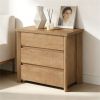 Bedside table, storage cabinet, nightstand with large storage space and space saving design