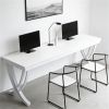 Office desk, industrial computer desk, writing desk, minimalist industrial design