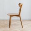 (Set of 2 pcs) Dining chair wooden FAS grade oak natural wood made in North America 100% dirt-free wood chair solid chair table chair wooden living ro