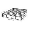 Box Spring, Queen Size Bed Frame with Washable Fabric Cloth, Heavy Duty Metal Frame for Queen Bed, 9 in Mattress Foundation