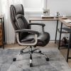 1PC Height Adjustable Big and Tall Office Chair Computer Desk Chair with Metal Base