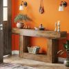Console Table 2-Tier Entryway Table Wood Sofa Table