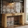 Console Table, Solid Wood Farmhouse Sofa Foyer Table for Entryway