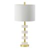 13x13x26" Marble Table Lamp
