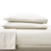 4-Piece 100% Cotton 400 Thread Count Vanilla Dream Performance Sheet Set, King