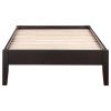 Cappuccino Queen Platform Bed