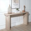 58in Modern Minimalist Wooden Console Table for Entryway, Living Room, and Hallway – Versatile Decorative Accent
