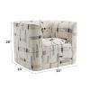 Darya 3Pcs Suede/Fabric Living Room Set (1 Chair, 1 Loveseat, 1 Sofa)