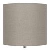 White Ceramic Table Lamp, 15"