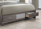 RYDER SPARKLE GREY KING BED