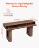 VEVOR 63 in Console Table, Farmhouse Desk Behind the Couch, Wooden Rectangle Entrance Desk, Narrow Long Sofa Table Accent Stand for Hallway, Bedroom