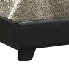 Warwick Black Upholstered Panel Eastern King Bed