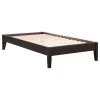 Cappuccino Queen Platform Bed