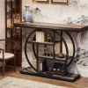 Console table, sofa table, entryway table, decorative table, storage shelf, suitable for living room, hallway, and entrance hall