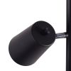 62.2 Inch LED Floor Lamp with 3 Adjustable Lights, Matte Black Finish