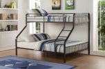 Caius Gunmetal Finish Twin Xl/Queen Bunk Bed