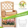 PPL Outdoor Planter Raised Garden Bed - Planter Boxes Outdoor, Herb Garden Planter Outdoor, Planters for Outdoor Plants