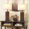 Farmhouse Table Lamps for Living Room Set of 2