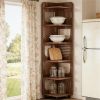 Corner rack, bookshelf, display rack, storage rack