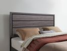 MIRAGE GREY QUEEN BED