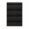 Basic 4-Tier Open Shelf Bookcase, Bookshelf, Storage Organizer, 6 x 24 x 35, Espresso