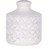 White Ceramic Table Lamp, 15"