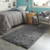 6x9 ft Rugs for Living Room,Grey Fluffy Carpet Large Fuzzy Plush Shag Comfy Soft, Non-Slip Indoor Floor Carpet,Room,Bedroom,Playroom