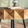 Gexpusm Octagon End-Tables-Living-Room; Small End Tables for Small Spaces; Suit for Living Room and Bedroom 23.81 X 23.81 X 22.24 in