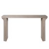 58in Modern Minimalist Wooden Console Table for Entryway, Living Room, and Hallway – Versatile Decorative Accent