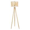 Reading Floor Lamp, Standing Light for Living Room Chair, Bedside & Study Area, Brillo Three Legged Floor Lamp Natural 110V