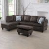 Grey Flannel 3-Piece Living Room Sofa Set