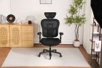 500LBS Big and Tall Office Chair Mesh Breathable, Gaming Chair with Adjustable Backrest Height & Headrest Angle & Adaptive Lumbar Lupport