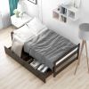 Simple Twin Size Platform Bed with two Drawers