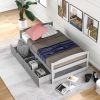 Simple Twin Size Platform Bed with two Drawers