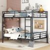 Full Over Full Metal Bunk Bed