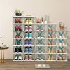 9-Layer Vertical Shoe Rack – Space-Saving Stackable Shoe Organizer for Entryway, Closet, Dorm, Bathroom – Easy Assemble Plastic Shoe Shelf